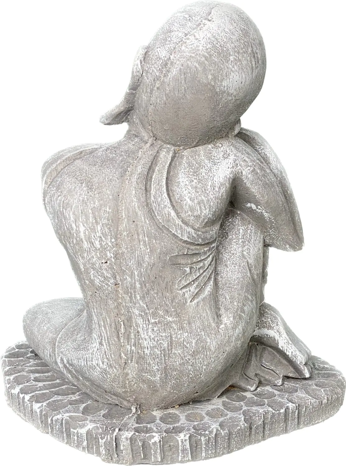  Product image 6 of the product “Amar - Buddha relax - right knee up. 25cm H | cast stone ”
